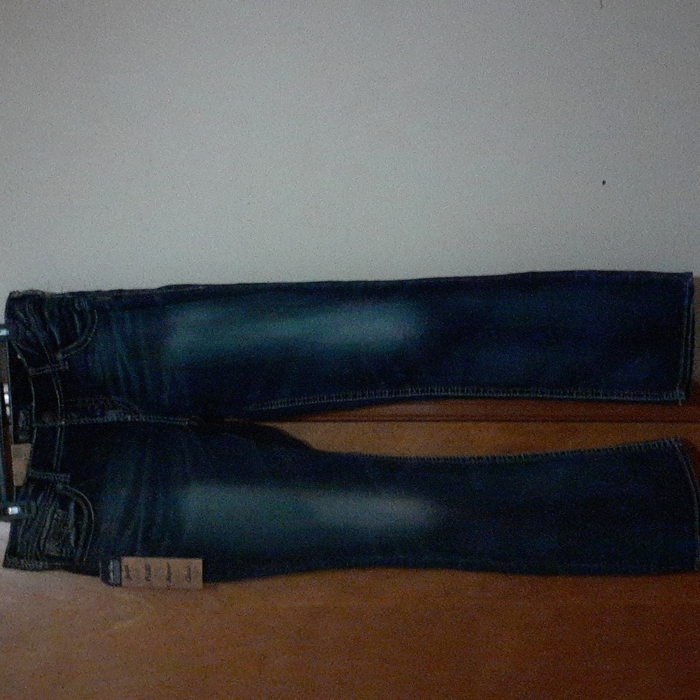 NWT $109 Silver Suki Slim Boot Cut Jeans Sz 14 L33
